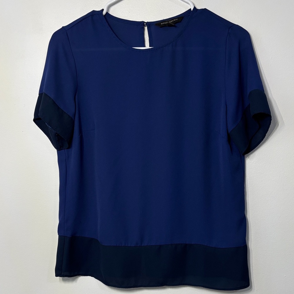 Banana Republic Short Sleeve Blouse